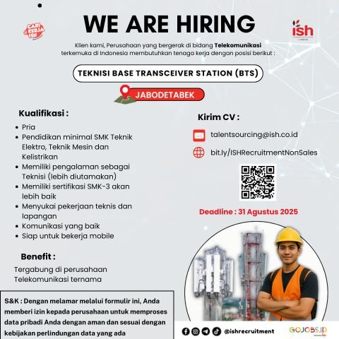 Teknisi Base Transceiver Station (BTS)